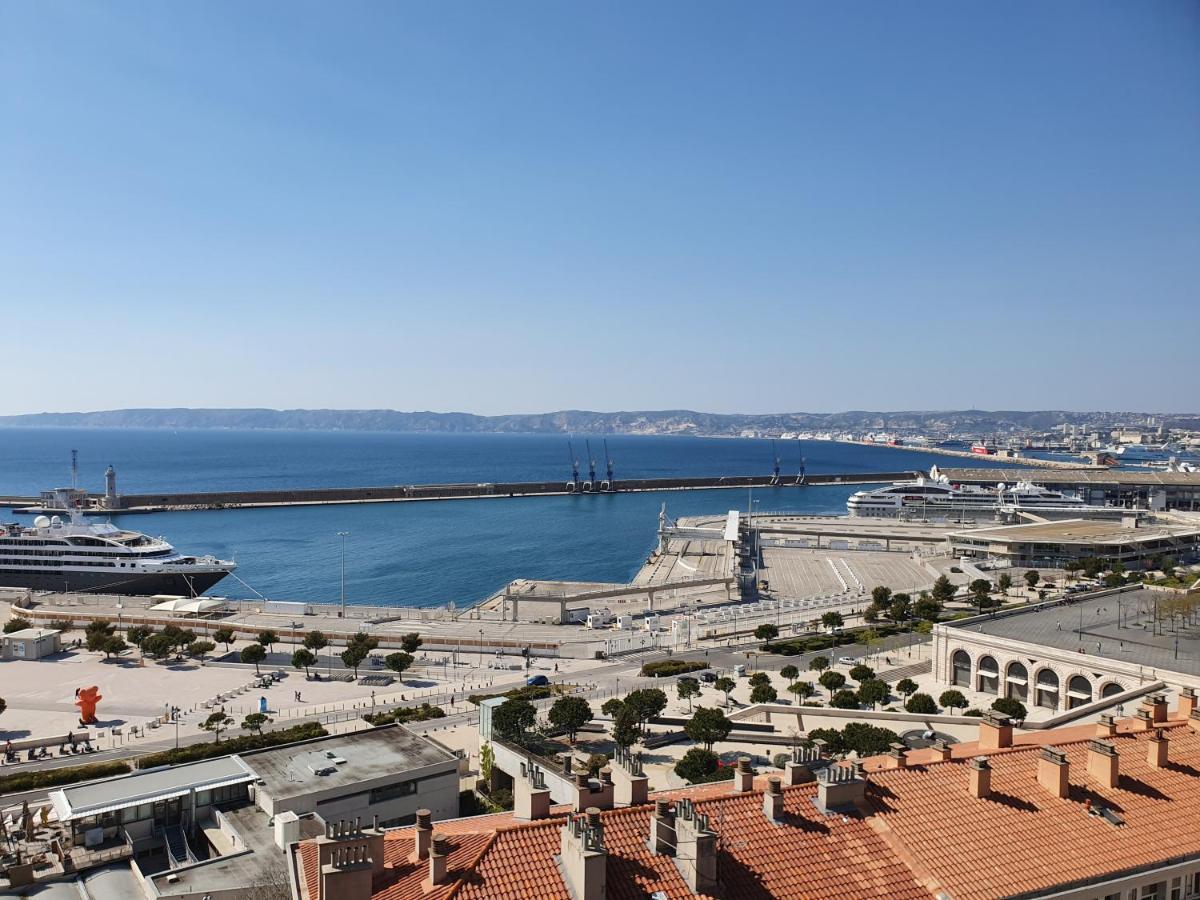 Vieux-Port, Panier, Magnifique Studio Avec Vue Sur Mer Marseilles Buitenkant foto